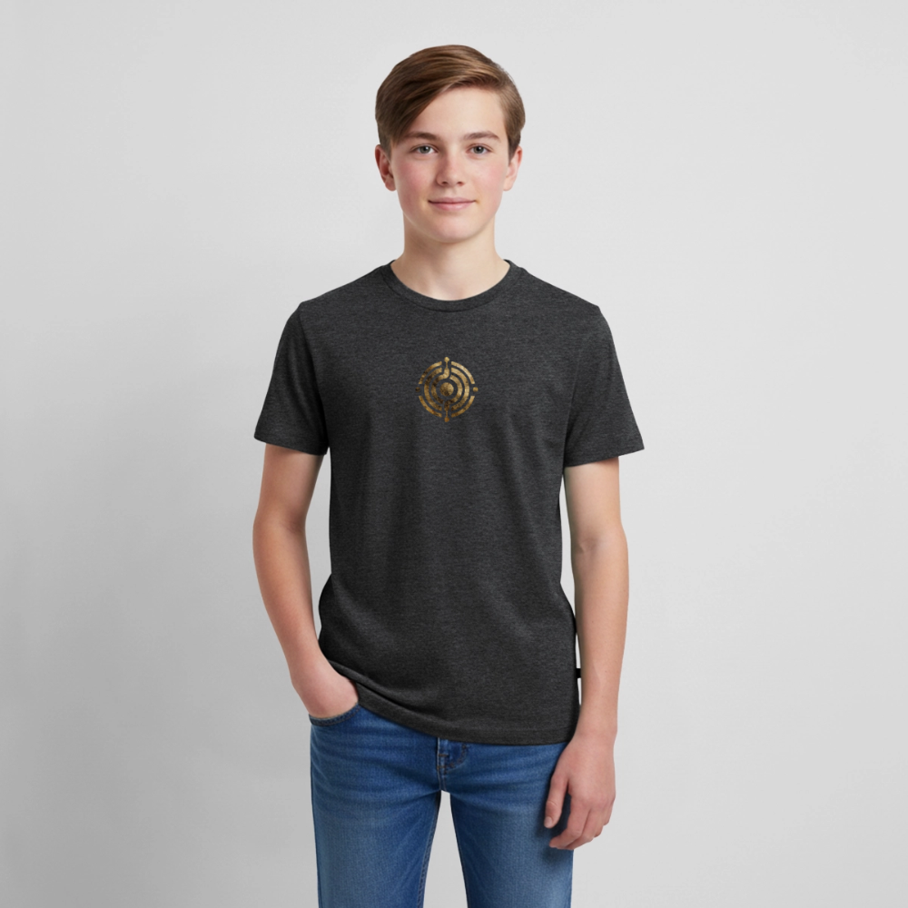 Teenager Premium T-Shirt "Monade" - Anthrazit meliert