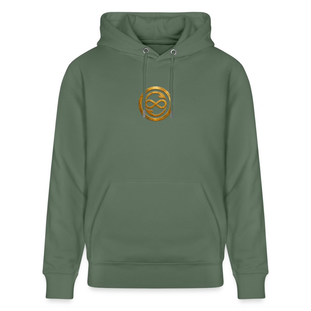 Unisex Bio-Hoodie ANIMA AETERNA - Tanngrün