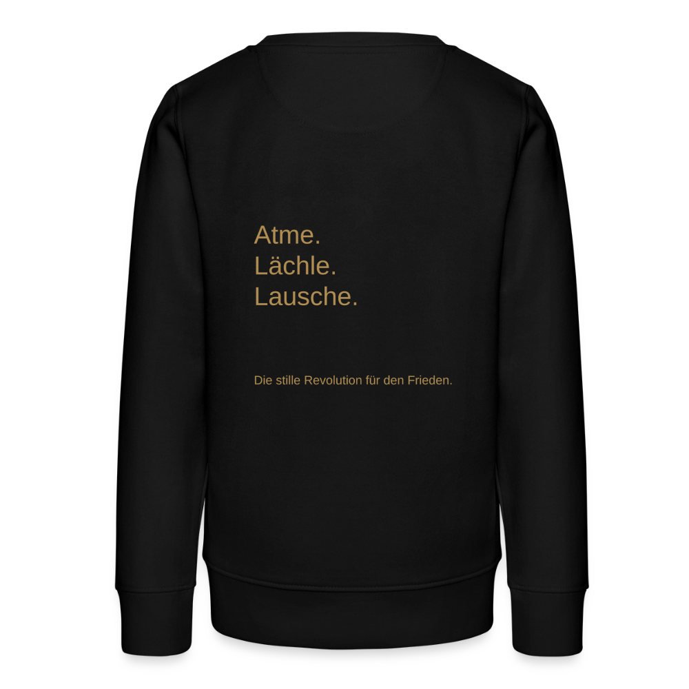 Teenager Organic Sweatshirt Mini Changer "Monade" - Schwarz