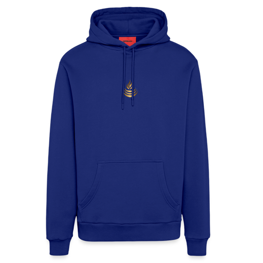 chiSign Quantenheilsymbol "Reichtum & Erfolg"  Druck VS/RS  Organic Relaxed Hoodie Made in EU - Iconic Blue