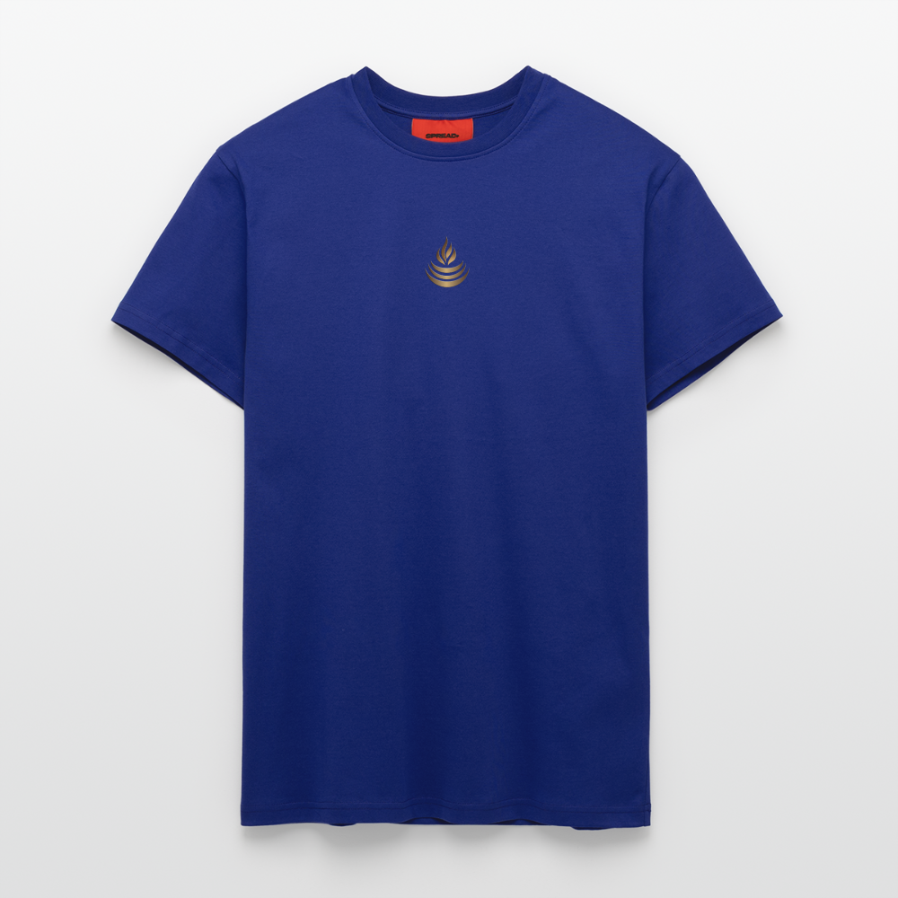 chiSign Quantenheilsymbol  "Reichtum & Erfolg"  Druck VS / RS Organic Relaxed T-Shirt Made in EU - Iconic Blue