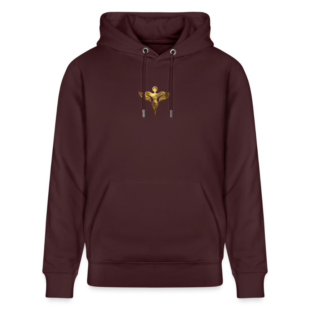 Unisex Bio-Hoodie hochwertig " Gaia" - Maroon