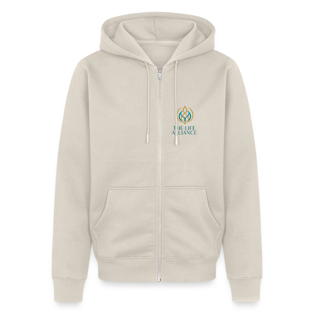 unisex Premium Kapuzenjacke THE LIFE ALLIANCE - Beige
