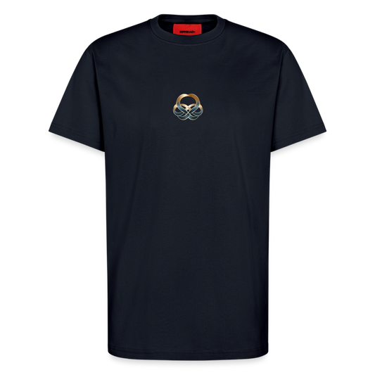 chiSign Organic Relaxed T-Shirt Made in EU - DARK NAVY