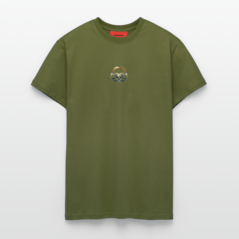 chisign Organic Relaxed T-Shirt Made in EU - MOSS GREEN