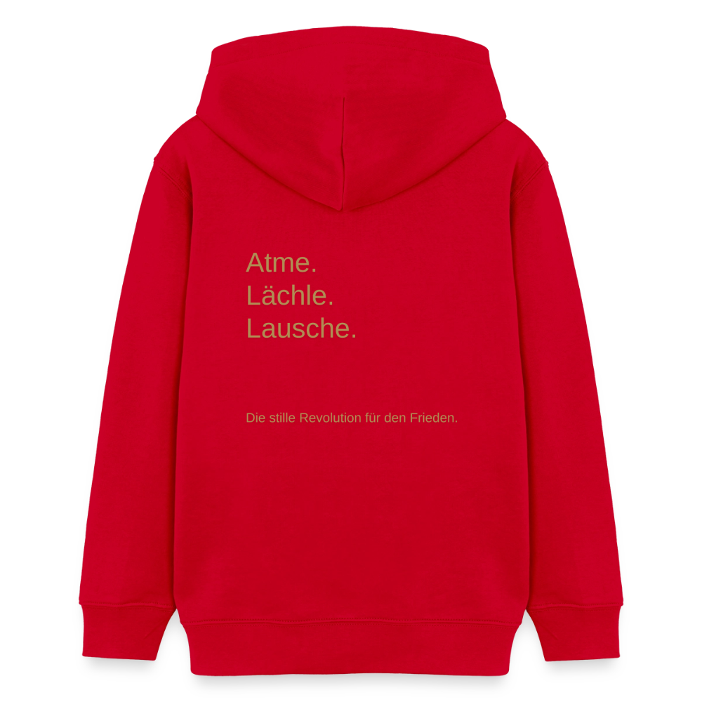 Teenager Organic Hoodie Mini Cruiser "Monade - Rot