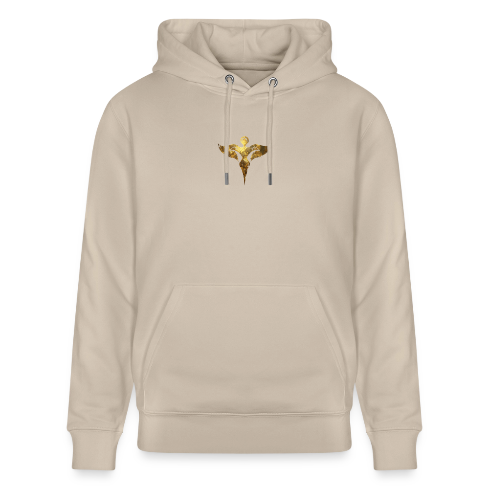 Unisex Bio-Hoodie hochwertig " Gaia" - Beige