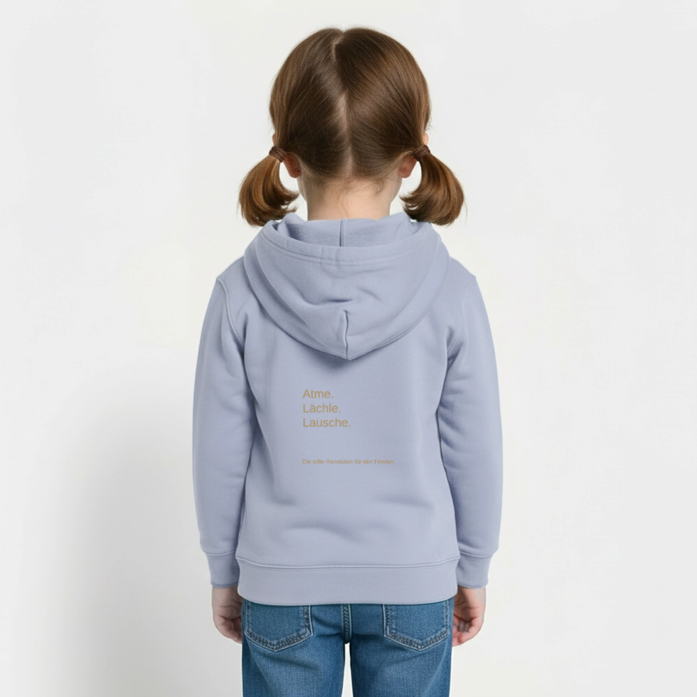 Kinder Organic Hoodie Mini Cruiser "Monade" - Lavendel-Violett