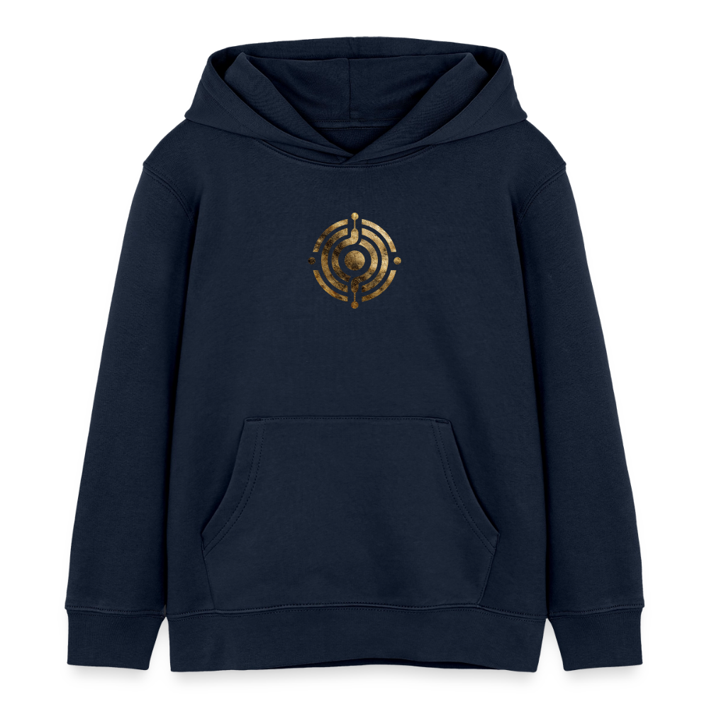 Kinder Organic Hoodie Mini Cruiser "Monade" - Navy