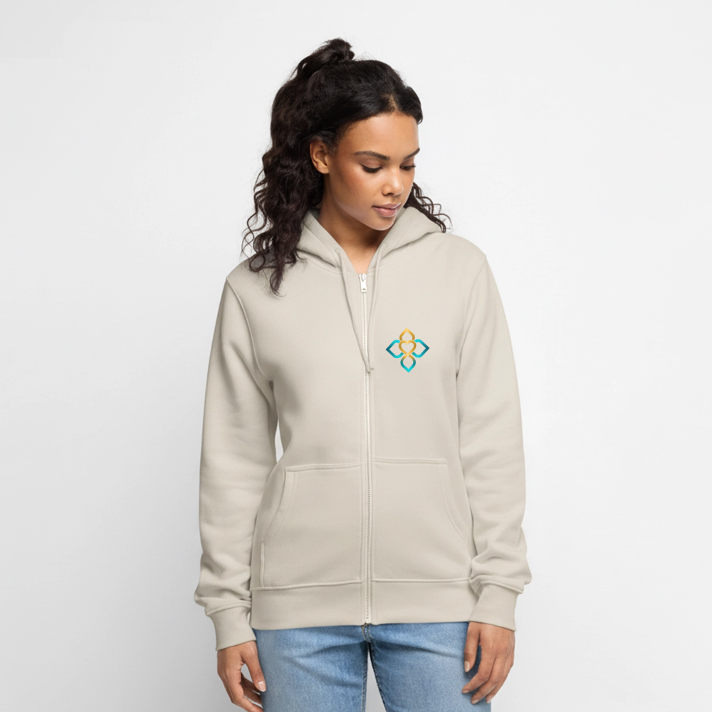 Unisex  Premium Kapuzenjacke HO’OPONOPONO - Beige