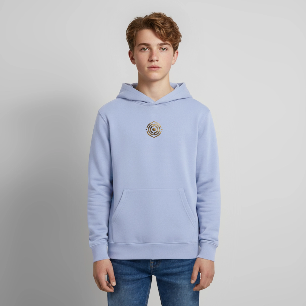 Teenager Organic Hoodie Mini Cruiser "Monade - Sky