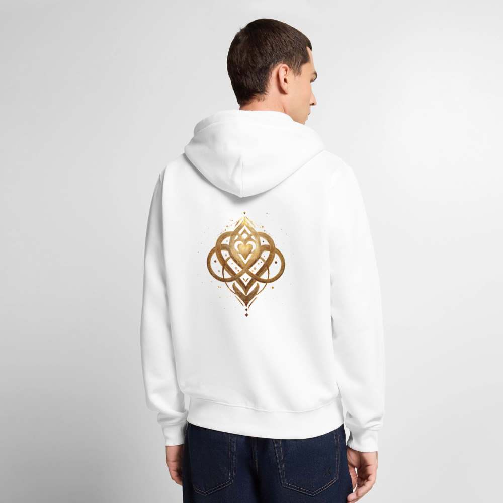 Männer Premium Kapuzenjacke „Agape“ - Weiß