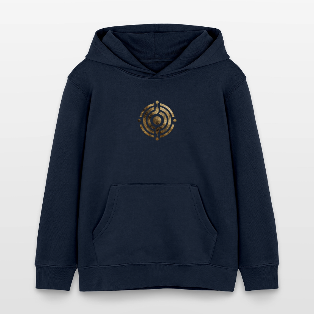 Kinder Organic Hoodie Mini Cruiser "Monade" - Navy