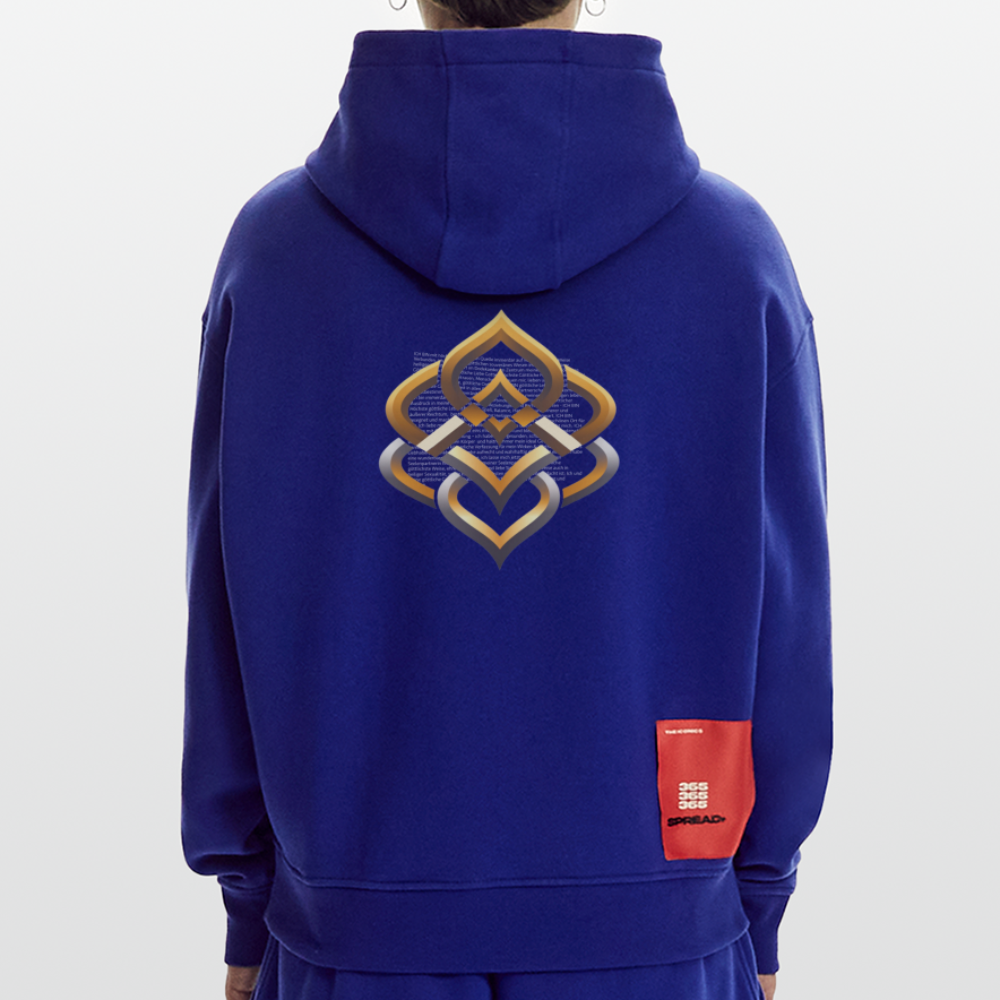 chiSign Heavyweight Oversized Organic Hoodie Made in EU - Iconic Blue