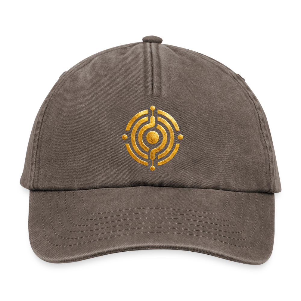Relaxed Vintage Cap Symbol Effatá - Vintage Braun