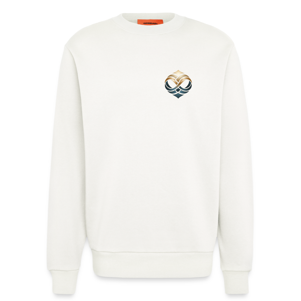 Organic Relaxed Crew Neck Made in EU - OFF WHITE