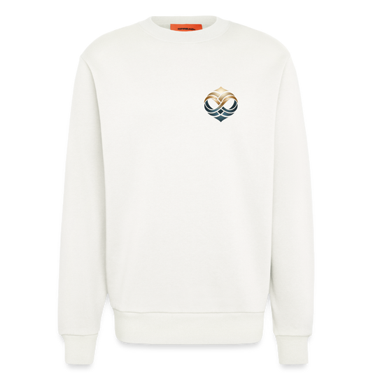 Organic Relaxed Crew Neck Made in EU - OFF WHITE