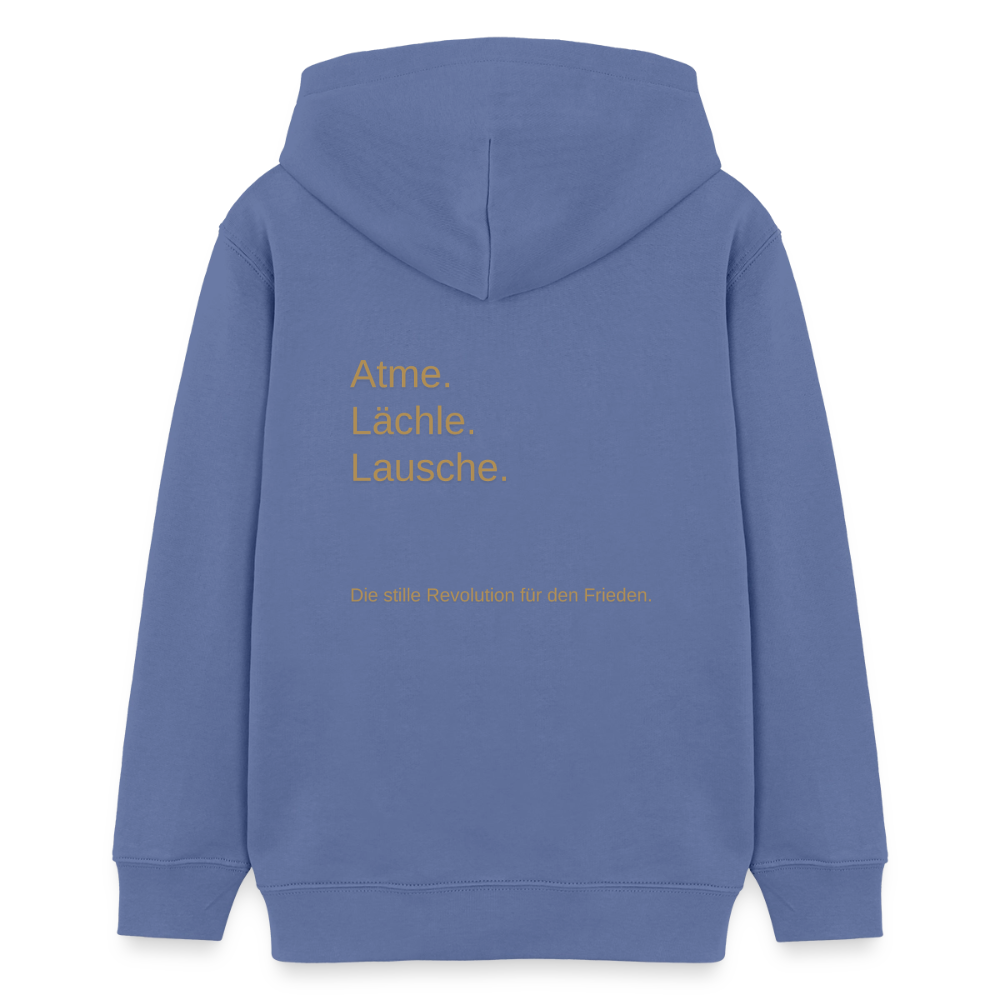 Teenager Organic Hoodie Mini Cruiser "Monade - Blau