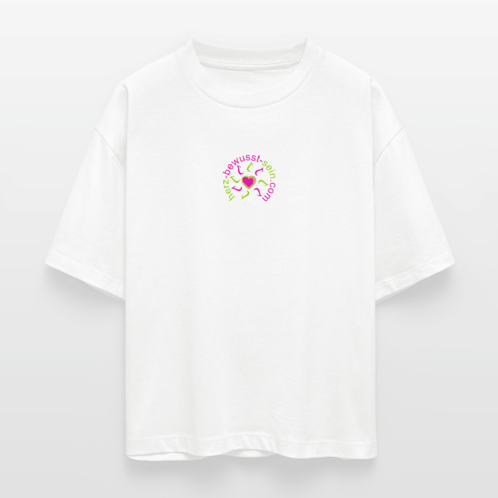 Frauen Bio-T-Shirt Nova Herz-Bewusst-Sein - Weiß
