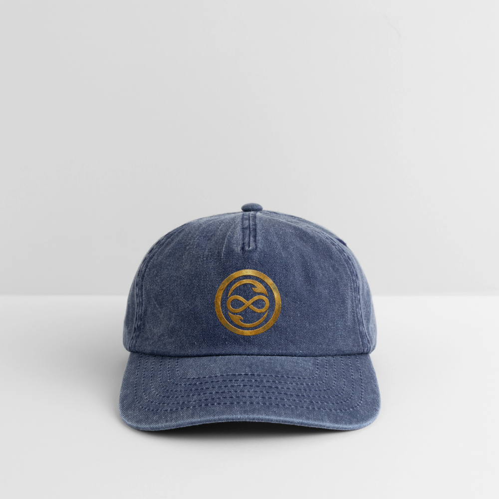 Relaxed Vintage Cap ANIMA AETERNA - Vintage Denim