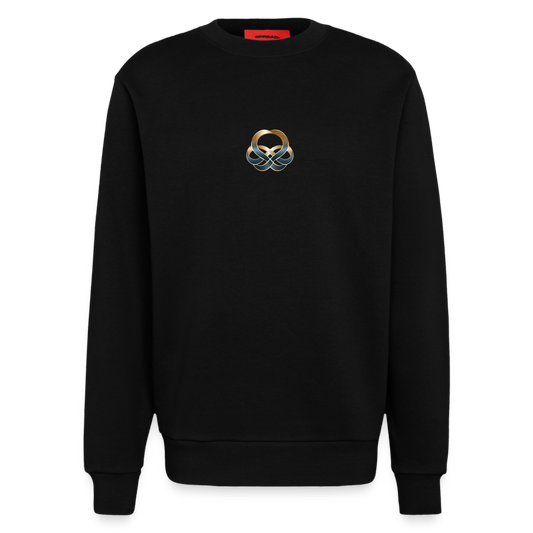 chiSign Heavyweight Oversized Organic Crew Neck Made in EU - SOLID BLACK