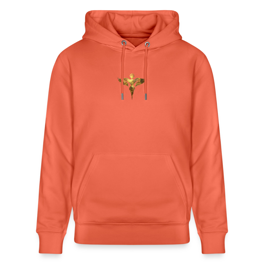 Unisex Bio-Hoodie hochwertig " Gaia" - Hellrot