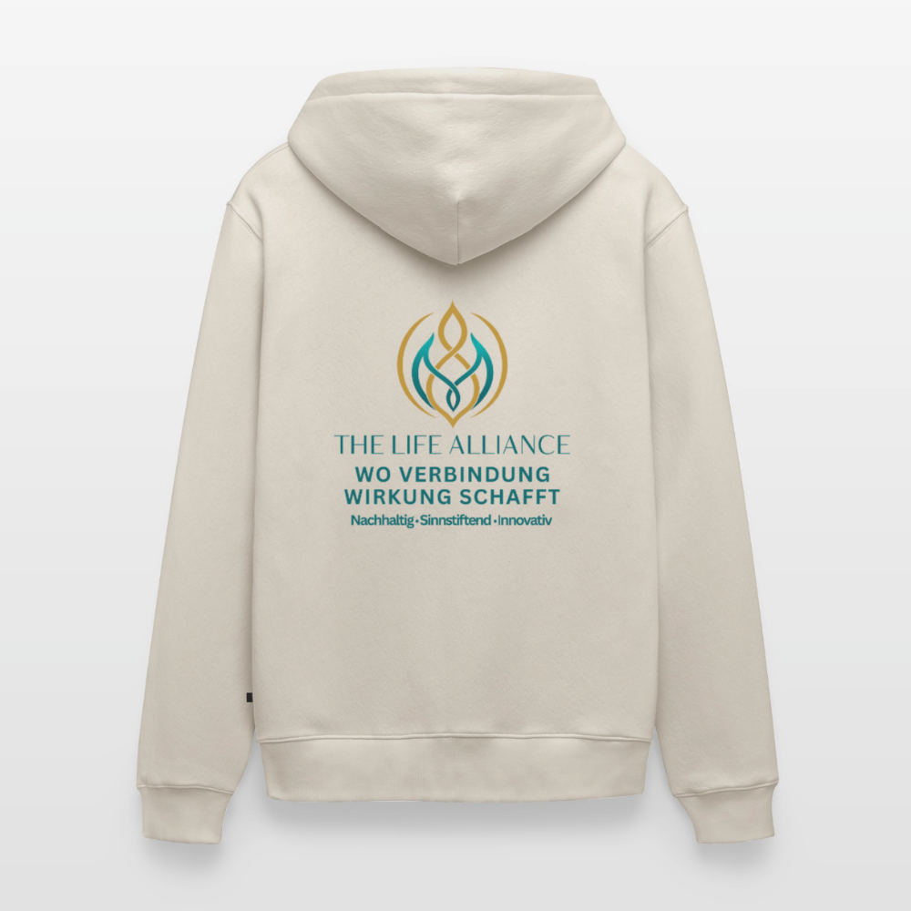 unisex Premium Kapuzenjacke THE LIFE ALLIANCE - Beige