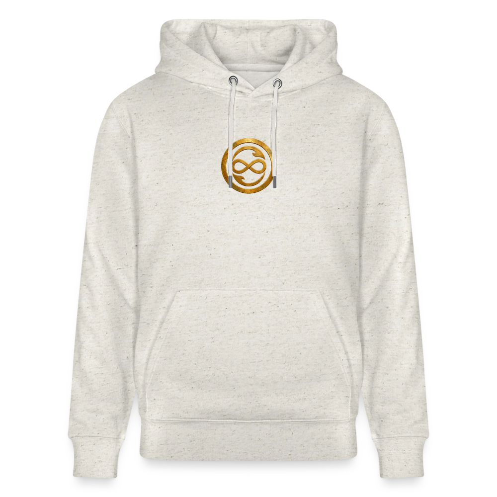 Unisex Bio-Hoodie ANIMA AETERNA - Beige meliert
