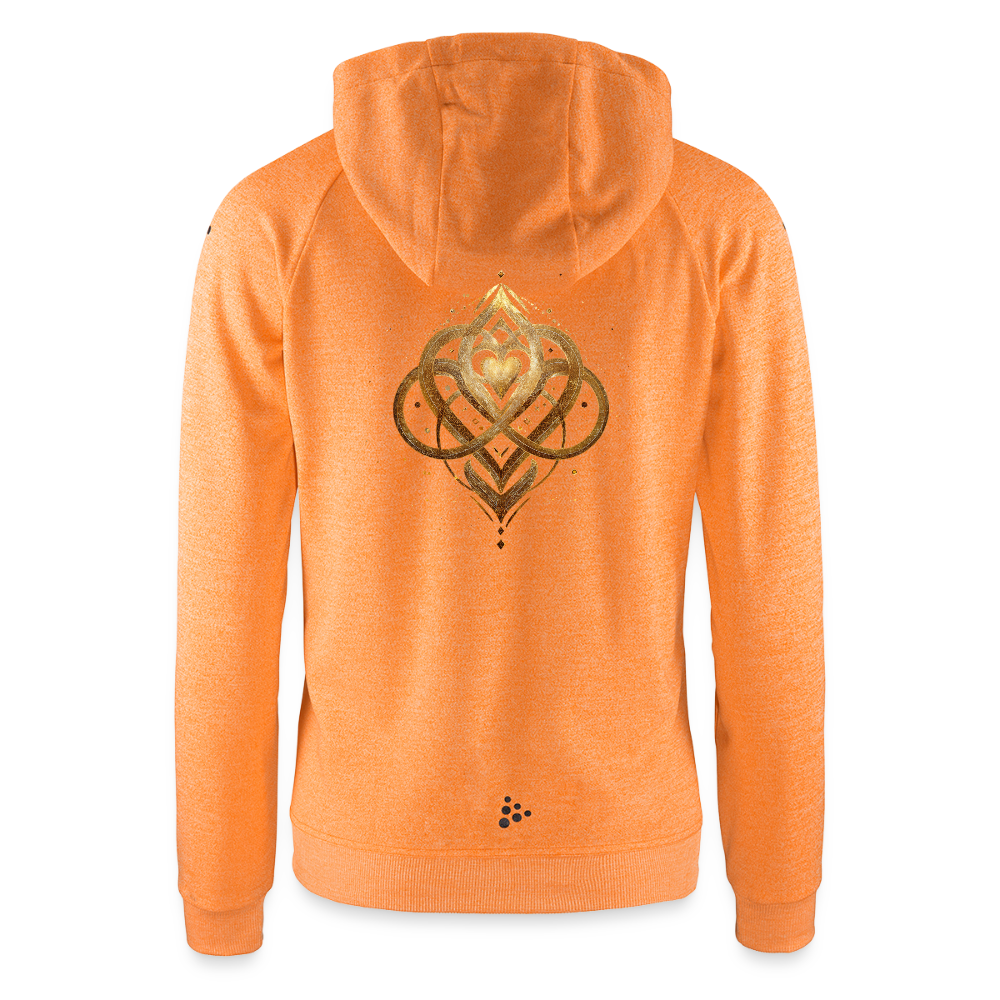 ori a déa CRAFT ADV Unify Frauen Kapuzenjacke " Agape - Hellorange meliert
