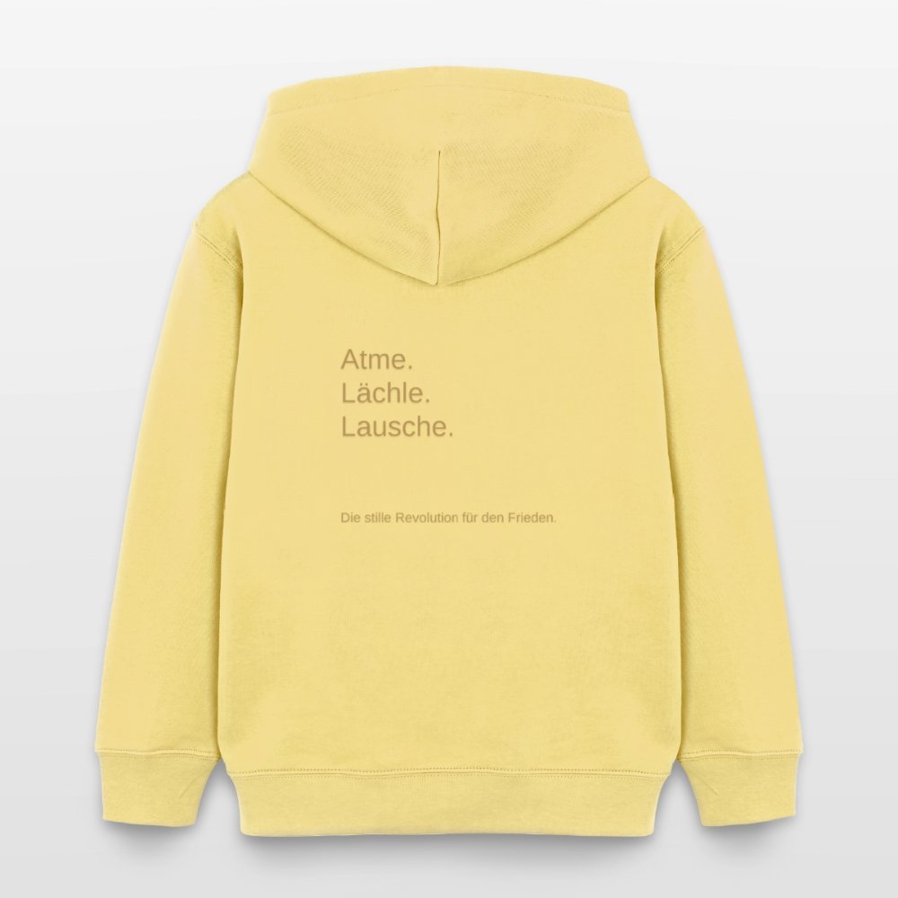 Kinder Organic Hoodie Mini Cruiser "Monade" - Gelb Viva 