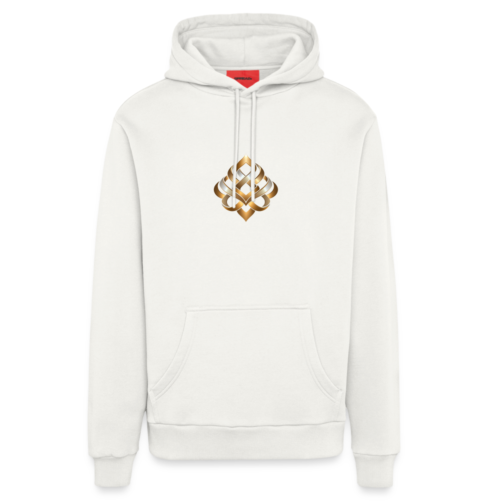 Dieses chiSign Quantenheilsymbol  Kreativität und Kinder Organic Relaxed Hoodie Made in EU - OFF WHITE