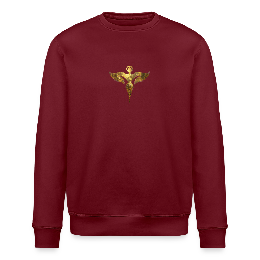 Unisex Bio-Sweatshirt "Gaia" - Burgunderrot