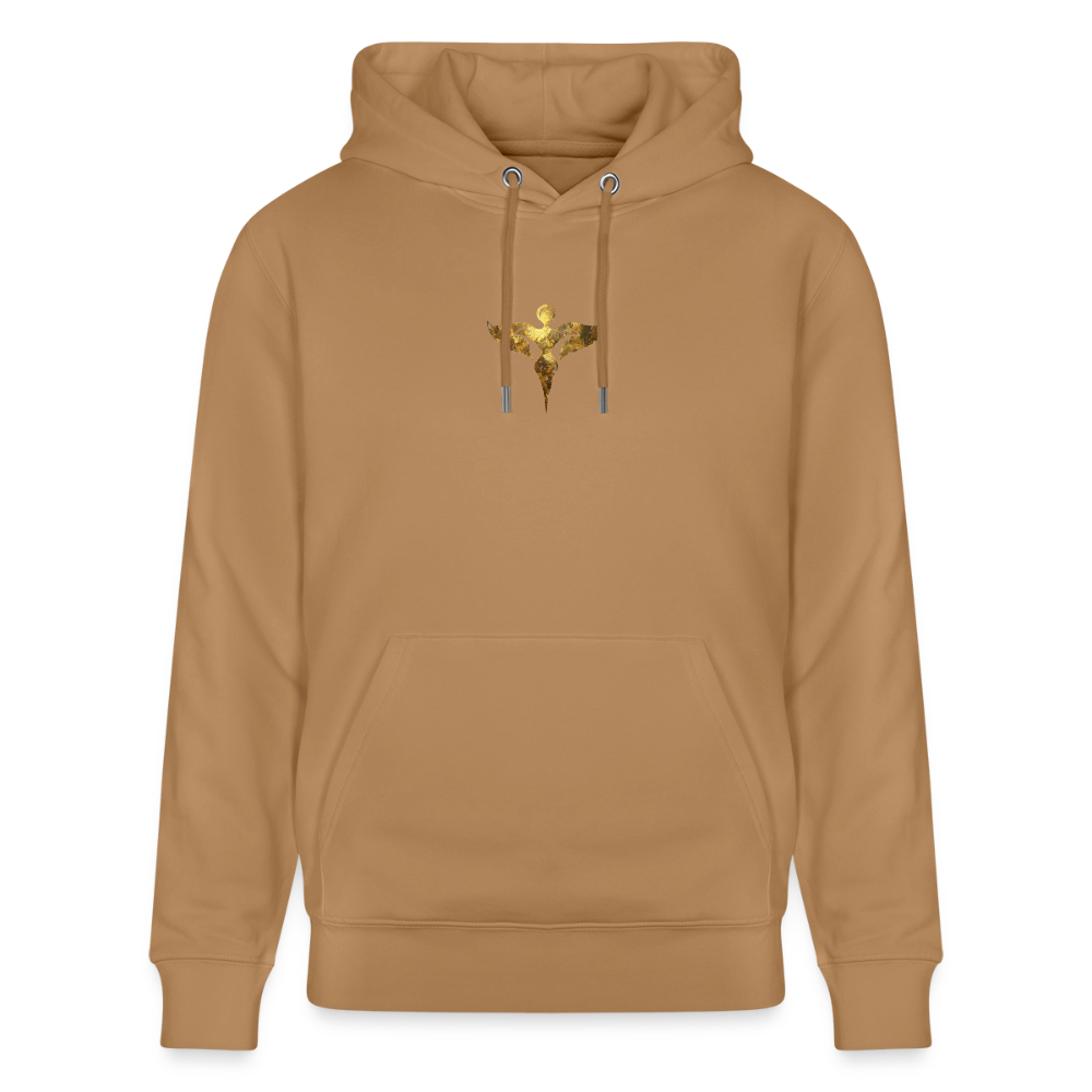 Unisex Bio-Hoodie hochwertig " Gaia" - Karamell 