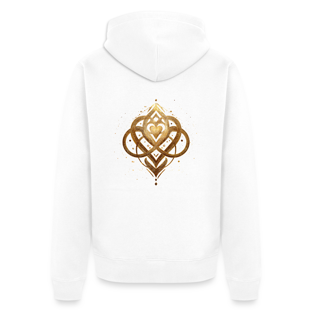 Männer Premium Kapuzenjacke „Agape“ - Weiß