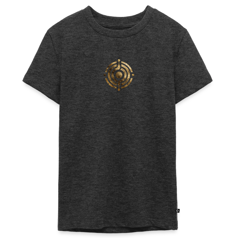 Teenager Premium T-Shirt "Monade" - Anthrazit meliert