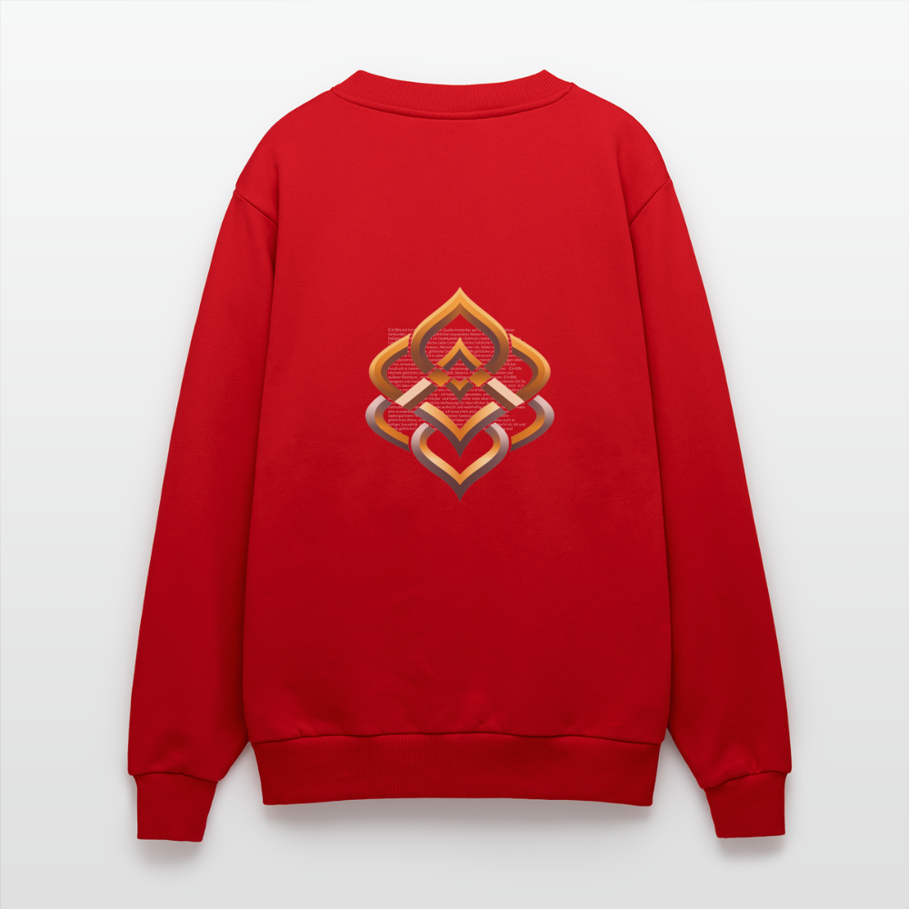 chisign Organic Relaxed Crew Neck Made in EU - Rot