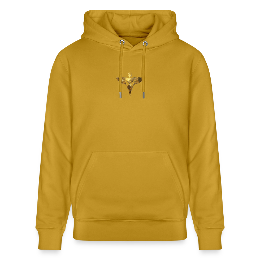 Unisex Bio-Hoodie hochwertig " Gaia" - Ocker