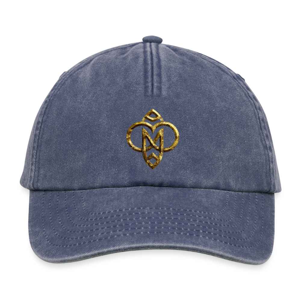 Relaxed Vintage Cap "Die höchste Monade" - Vintage Denim