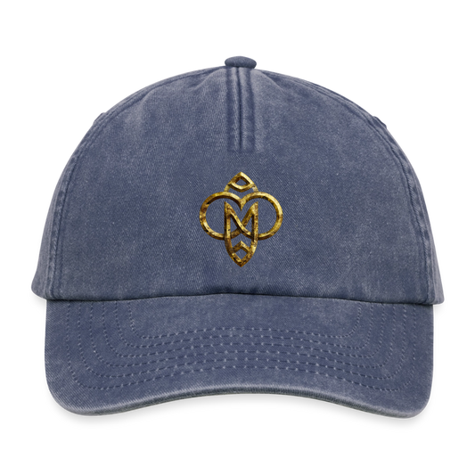 Relaxed Vintage Cap "Die höchste Monade" - Vintage Denim