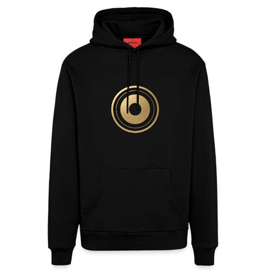 chiSign Organic Relaxed Hoodie Made in EU - SOLID BLACK