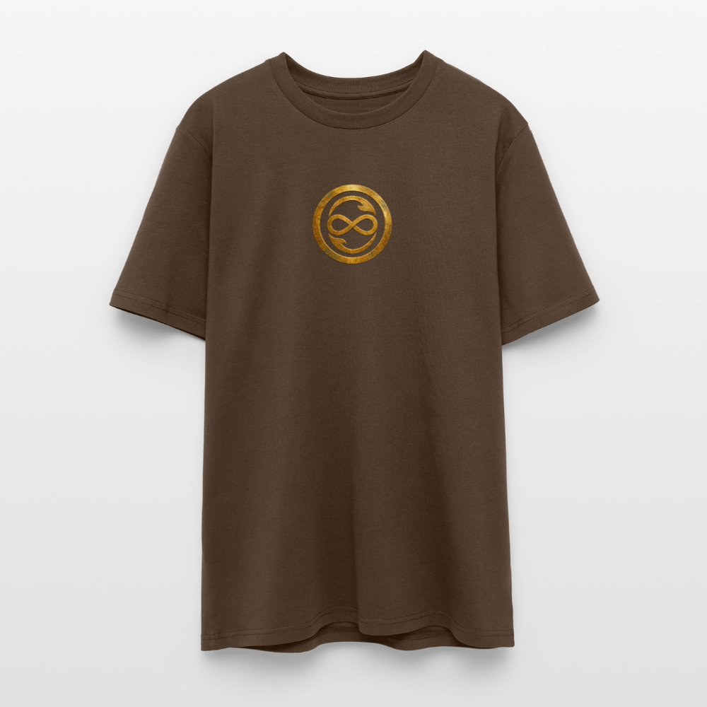 Unisex Bio-T-Shirt   ANIMA AETERNA - Dunkelbraun