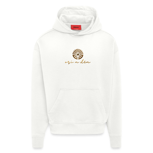 Oversized Organic Hoodie Made in EU ORI A DÉA - OFF WHITE