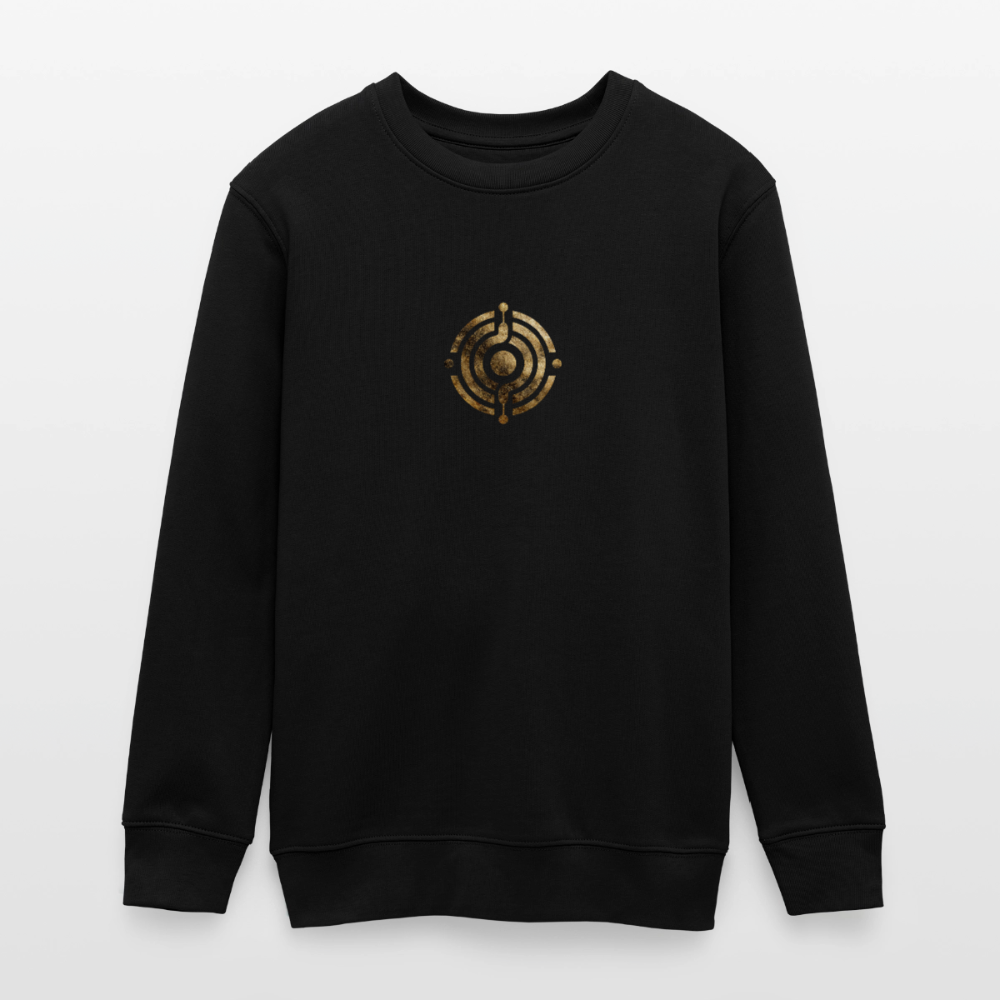 Teenager Organic Sweatshirt Mini Changer "Monade" - Schwarz