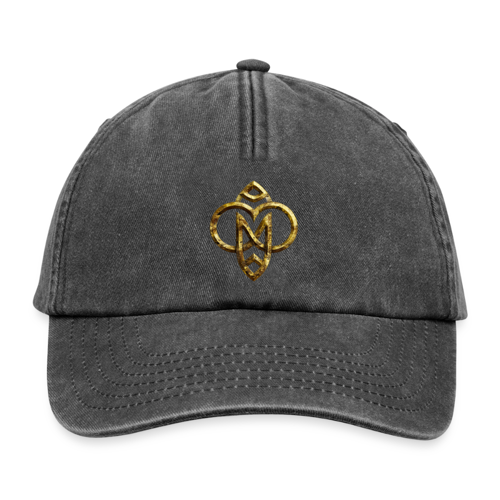 Relaxed Vintage Cap "Die höchste Monade" - Vintage Schwarz