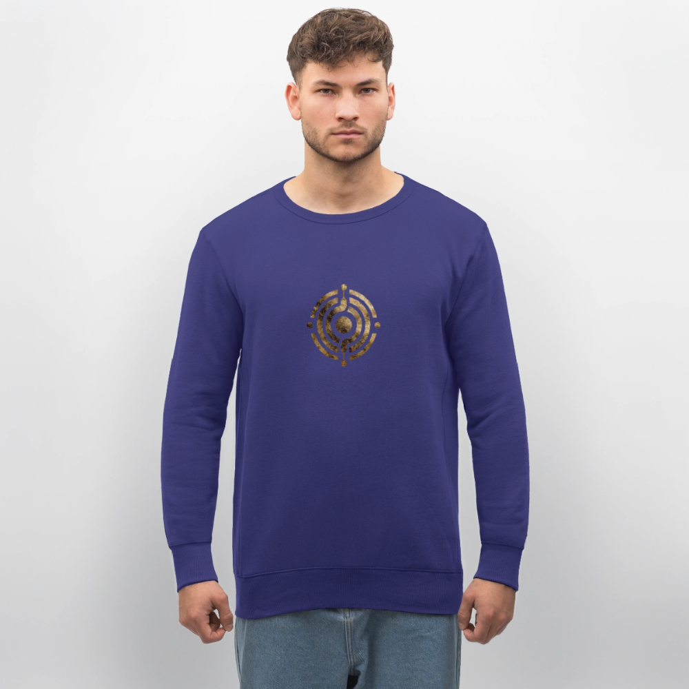 Unisex Bio-Sweatshirt "Atme Lächle Lausche" - Dämmerung