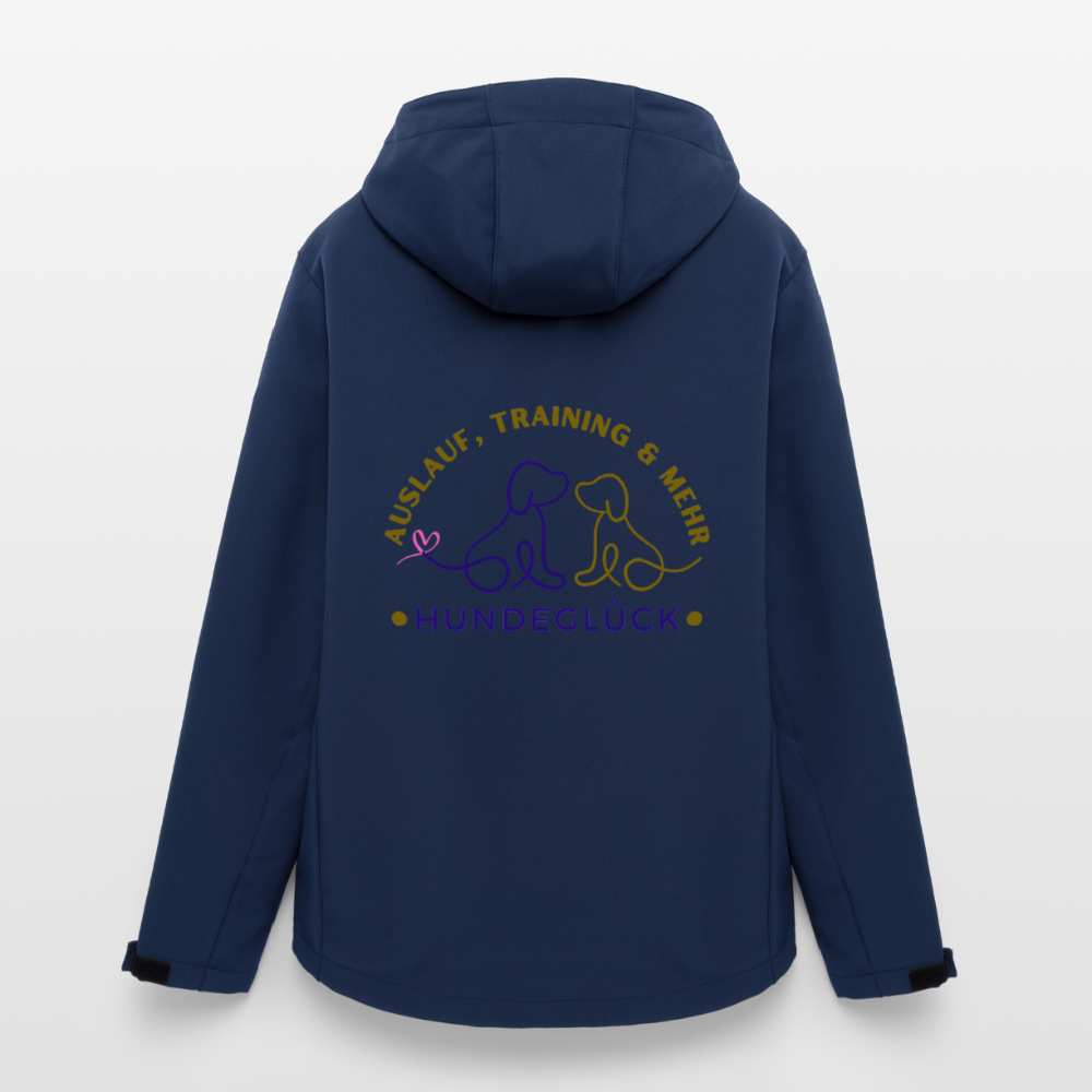 Hundeglück Frauen Recycelte Softshelljacke von Stanley/Stella - Navy