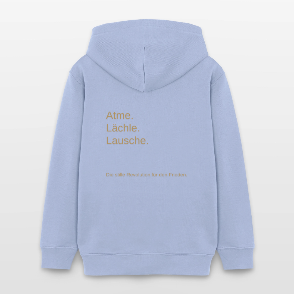 Teenager Organic Hoodie Mini Cruiser "Monade - Sky