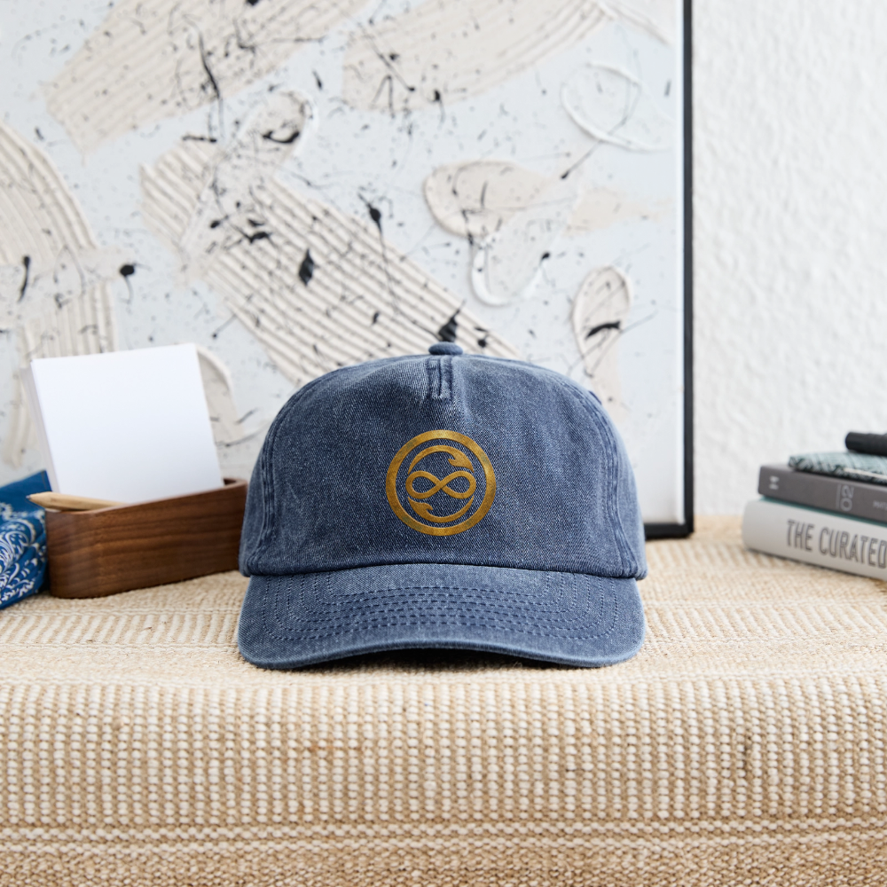 Relaxed Vintage Cap ANIMA AETERNA - Vintage Denim