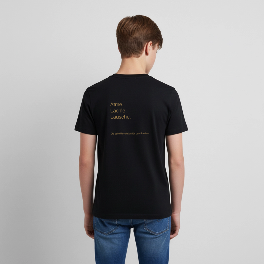 Teenager Premium T-Shirt "Monade" - Schwarz