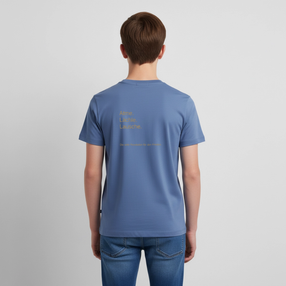 Teenager Premium T-Shirt "Monade" - Taubenblau